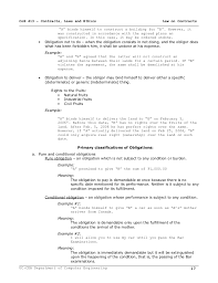 A debt of gratitude returned the favor as an obligation. Module 3 Law Of Contracts