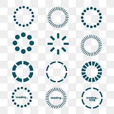 Isolated Loading Icons Set Vector Illustration For Games And Apps Loading Icons Loading Set Png Transparent Clipart Image And Psd File For Free Download Icon Set Vector Vector Illustration Icon Set