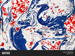 Mixing acrylic paints with gold splashes thank you text. Abstract Paint Splash Image Photo Free Trial Bigstock