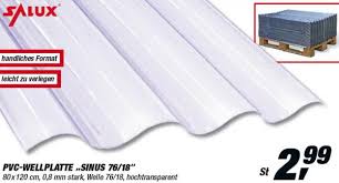 Salux Pvc Wellplatte Sinus 76 18 Von Toom Ansehen