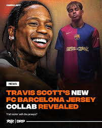 travisscott is bringing @cactusjack energy to FC Barcelona 🌵🔵🔴 @spotify  and @fcbarcelona's partnership, which began in July 2022, continues with  the latest installment of their jersey takeover series for El Clásico —