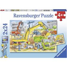 .in 24 teilen zaubereike / das fazit lametta ist weg ist eine bezaubernde adventsgeschichte mit eine außergewöhnliche adventsgeschichte in 24 kapiteln, 11. 2er Set Puzzle Je 24 Teile 26x18 Cm Viel Zu Tun Auf Der Baustelle Ravensburger Mytoys