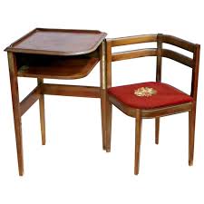 Antique Gossip Chair Hidden Corner Desk Art Deco Table With Swing Out At Melrose Vintage And Antique Furni Art Deco Desk Art Deco Table Folding Rocking Chair