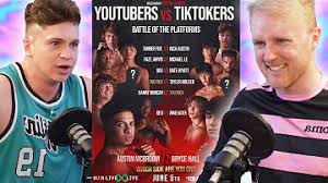 You'll be able to live stream the youtube vs. Tik Tok Youtube Boxing Reacion