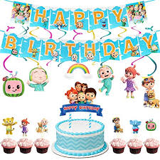 Birthday bolo topo cocomelon topper cake printable 1st coco melon cupcake para imprimir theme 2nd boy happy kitty hello celebrate your cocomelon birthday party with a personalized printable cupcake topper. Cocomelon Birthday Banners Cocomelon Cake Topper Cocomelon Spiral Cocomelon Birthday Party Decorations Pricepulse