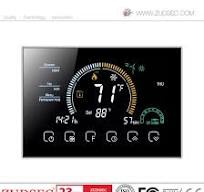 Smart Color Touch Screen Electronic Programmable Air Conditioner 24V Heat Pump Thermostat