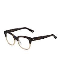 D0xaw Gucci Two Tone Fashion Glasses Brown Beige Gucci Eyeglasses Eyeglasses Glasses Fashion