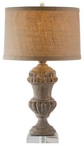 Pair Brussels Medium Carved Wood Urn French Country Table Lamp Table Lamps Lamp Country Table Lamp How To Antique Wood