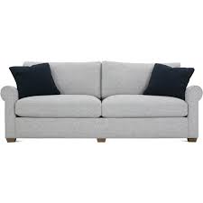 Featuring a light gray finish and a modern sleek look, these durable 3 seat sofa slipcovers will protect your precious furniture from wear and tear for years. Rowe Aberdeen Transitional Chair With Rolled Arms And Slipcover Belfort Furniture Upholstered Chairs
