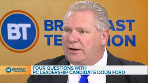 The academies made the announcement. Four Questions With Pc Leadership Candidate Doug Ford