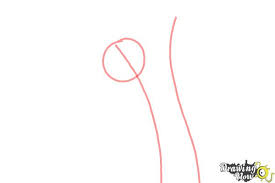 (step 2) draw a curved line for the bottom of his face. How To Draw A Cute Couple Drawingnow