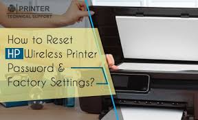 How do i factory reset my printer? How To Reset Hp Wireless Printer Password Factory Settings Printer Technical Support