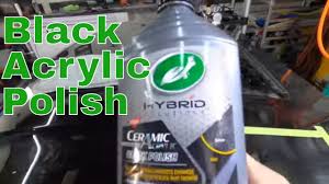 Turtle Wax 53448 Hybrid Solutions Ceramic Acrylic Black Polish First Look Youtube
