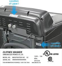 June 29 2005 a faulty component in the condenser fan motor can short circuit. Important Information About The Samsung Top Loading Washing Machine Recall Appliance Express