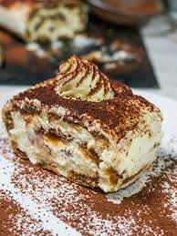 The sponge cake and the genoise are the little black dresses of the patisserie world. No Egg Tiramisu Cake Roll Recipe Amiable Foods