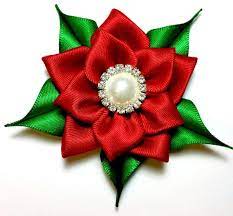 Vacaciones Pelo Clip Arco Del Pelo De Navidad Poinsettia Pelo Clip Accesorios Para E Christmas Hair Accessories Christmas Hair Bows Holiday Hair Accessories