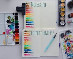 Other colors you may like. Leuchtturm1917 Vs Moleskine The Bullet Journal Watercolor Test Littlecoffeefox