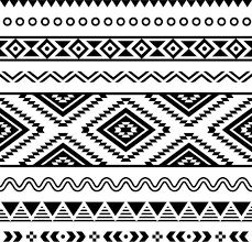 Black And White African Print Png Aztec Geometric Pattern Art Traditional Tribal Ornament Etsy In 2020 Geometric Pattern Art Pattern Art Mexican Pattern