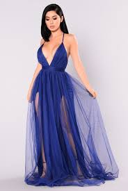 On The Runway Maxi Dress Royal Blue Maxi Dress Electric Blue Dresses Winter Party Dress