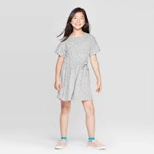 Girls Cozy A Line Dress Cat Jack Gray Target A Line Dress Girls Lace Dress Dresses