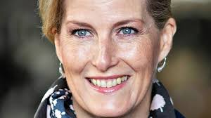 The Countess of Wessex stuns in a Tiffany box coloured dress