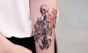 Tatuagens De Esqueletos Com Flores Colecao De Desenhos E Ideias Tatuagem