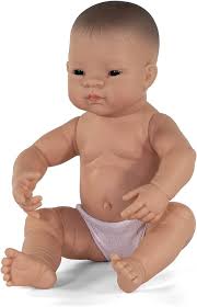 Amazon.com: Miniland Asian Boy Newborn Baby Doll 15.75", Anatomically  Correct, for Children 10 Months and Older, Soft Vinyl Body, Made in Spain,  Defined Facial Features : Toys & Games