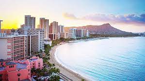 Hawaii wallpapers for 4k, 1080p hd and 720p hd resolutions and are best suited for desktops, android phones, tablets, ps4 wallpapers. Hd Wallpaper Waikiki Beach Hawaii Wide Wallpaper 59905 Wallpaper Flare