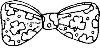 Vector graphics color coloring bow holiday new year. St Patrick S Day Bow Tie Coloring Page Coloring Pages Color Bow Tie Template