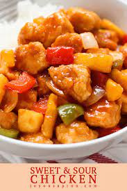 Sweet And Sour Chicken Recipe Recipes Easy Chinese Recipes Asian Recipes