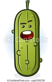 Jones and developed by joel trussell. A Perplexed Pickle Cartoon Character Giving A Look Of Confusion A Stern Faced Pickle Looking Onward With Wonderment At The Canstock