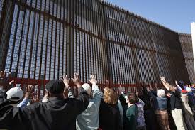 There is a continuous wall on the border, although there are sections of fence near populated areas and official border crossings. Bishop Bruce R Ough Returns From Visit To U S Mexico Border Dakotas Annual Conference Of The United Methodist Church