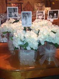 Why not mark your diamond wedding with some good ol' fashioned romance? 59 Gorgeous Flower Arrangements Ideas Wedding Anniversary Party Decorations 60th Anniversary Parties 60th Wedding Anniversary Party