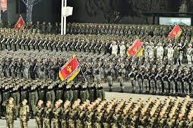 But while the us has unrivalled military. North Korea Demonstrates New Missile In Military Parade