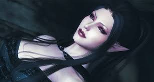 Hair, for the elves, would be the part of their physical manifestation closest, metaphorically speaking, to their spiritual manifestation. Black Hair Elf Fantasy Girl Skyrim Vampire Woman Wallpaper Resolution 2015x1080 Id 1031458 Wallha Com
