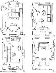 Arranging Furniture Twelve Different Ways In The Same Room Dining Room Combo Living Room Furniture Layout Living Room Dining Room Combo