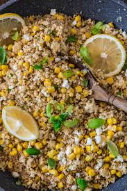 Mediterranean couscous sun dried tomatoe goat cheese lime. Corn Couscous With Basil Feta And Lemon Olivia S Cuisine