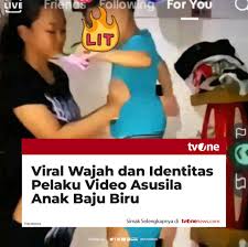 tvOnenews on X: Pelaku video asusila terhadap anak kecil yang viral di  sosial media TikTok buat banyak netizen emosi. Pasalnya video asusila  tersebut diunggah di sosial media yang melibatkan seorang anak baju