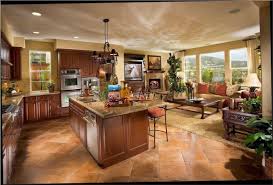 The main attraction of an open floor plan is the great room, which combines the living and dining rooms into a larger area that is still in view of the kitchen. Open Floor Plan Kitchen And Living Room Layjao