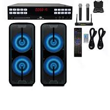 High End Karaoke System Built In Digital Mixer Bluetooth Speakers 1000 Free Karaoke
