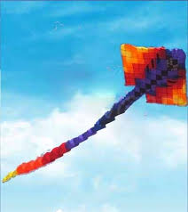 Mini Patchwork Ray Line Laundry Kite [USA Peter lynn] Peterlynn