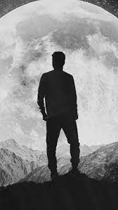 Join facebook to connect with sad boy moon and others you may know. Moon Silhouette Alone Explorer Man Mountains 720x1280 Wallpaper Alone Boy Wallpaper Halloween Wallpaper Iphone Halloween Wallpaper Backgrounds