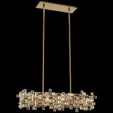 By taking a traditional material into a new context, this piece evokes a sense of modern style while still. Allegri 11198 038 Fr001 Vermeer Brushed Champagne Gold Island Light Fixture All 11198 038 Fr001