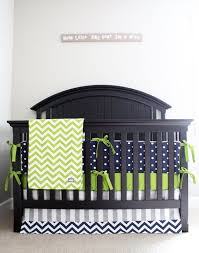 Custom Crib Bedding Lime Green Chevron Navy Blue By Gigglesixbaby Nursery Room Boy Baby Boy Room Nursery Baby Boy Nurseries