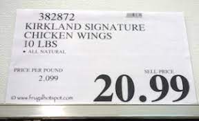 Freezing the cake beforehand makes slicing and cutting out shapes much easier. Costco Kirkland Signature Chicken Wings