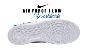Air Force 1 07 White Black Blue Fury Ww Nike Air Force 1 Low Worldwide Detailed Look Release Date Af1 Youtube
