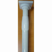 Il faut juste que les trous soit fait proprement, et ne pas changer de place les. Tringle Rideaux Ext Sans Percer Blanc 135 250 Cm Kalico
