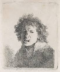 Etching is a printmaking technique that uses chemical action to produce incised lines in a metal printing plate which then hold the applied ink and form the image. Rembrandt S Self Portraiture In Etchings Swann Galleries News