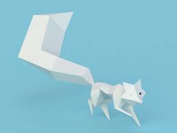 Low Poly Fox 3d Model Cadnav Low Poly 3d Artwork 3d Model