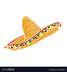 Traditional Mexican Wide Brimmed Sombrero Hat Vector Image Sponsored Wide Brimmed Traditional Mexican Ad Sombrero Mexican Pattern Mexican Designs